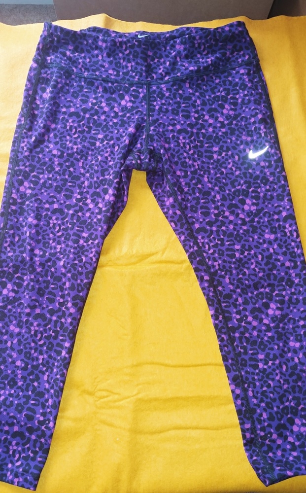 Nike Purple Leopard Print Leggings